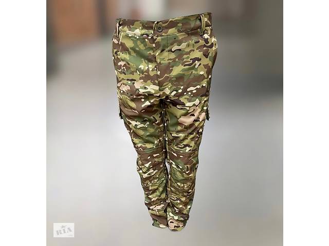 Брюки тактические софтшелл с флисом Special, размер XXL, Мультикам, утепленные брюки для военных Купи уже