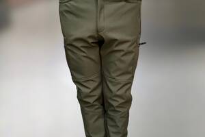 Брюки зимние тактические софтшелл флисовые, размер XL, Олива, утепленные брюки для военных Купи уже сегодня!