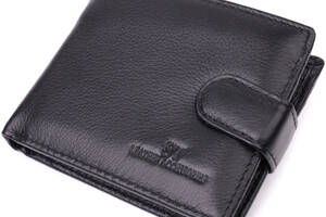Бумажник для мужчин из натуральной кожи ST Leather 22463 Черный
