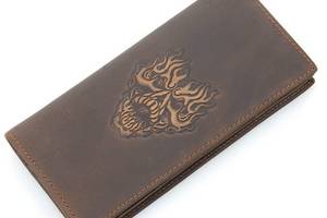Бумажник мужской Vintage 14384 в винтажном стиле Коричневый, Коричневый