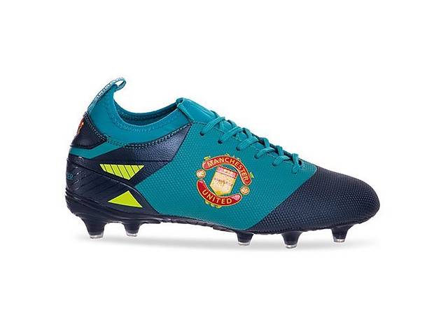 Бутсы футбольная обувь с носком Manchester C20527 FDSO 41 Темно-синий-бирюзовый (57508053)