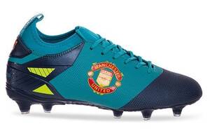Бутсы футбольная обувь с носком Manchester C20527 FDSO 43 Темно-синий-бирюзовый (57508053)