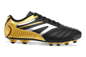Бутсы футбольная обувь Yuke H8001M 42 Черно-золотой (57557017)