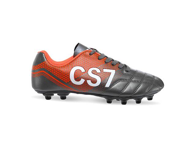 Бутсы футбольная обувь Yuke H8003-3 CS7 45 Серо-оранжевый (57557019)