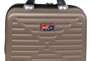 Бьюти-кейс GD Polo из ABS пластика 12L Бежевый (S1645434 beige)