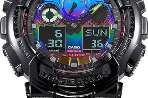 Часы Casio G-SHOCK GA-100RGB-1AER Black
