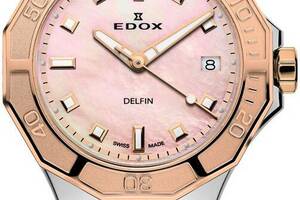 Часы EDOX Delfin Diver Date Lady 53020 357RM ROR