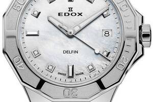 Часы EDOX Delfin Diver Date Lady 53020 3M NADN