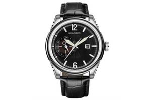 Часы Guanqin GS19027 CL Silver-Black-Black (GS19027SBB)