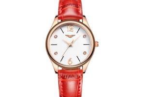 Часы Guanqin GS19031 CL Gold-White-Red (GS19031GWR)