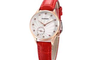 Часы Guanqin GS19052 CL Gold-White-Red (GS19052GWR)