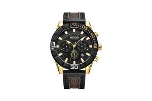 Часы Megir Gold Black MG2066 (ML2066GGD-BK-1N3)