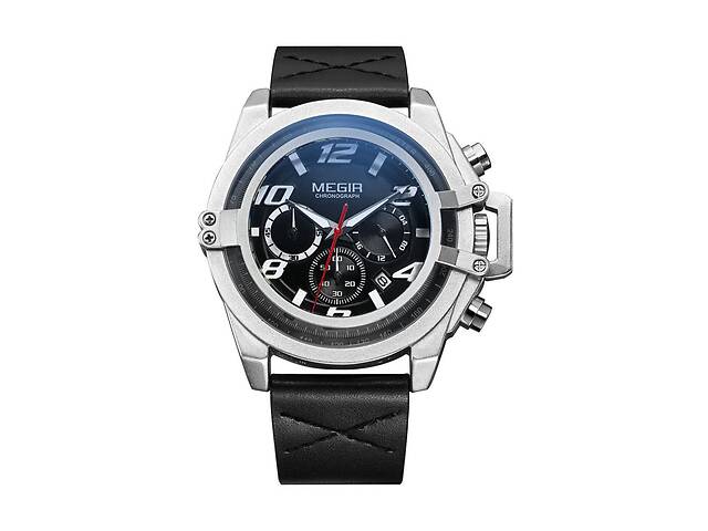 Часы Megir Silver Black MG2052 (ML2052GBK-1)