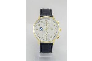 Часы мужские наручные BMW золото с серебристым циферблатом (IBW078YS)