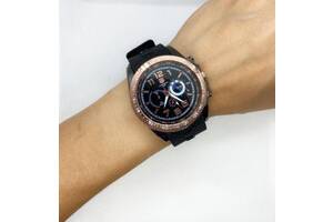 Часы мужские наручные Carrera GMT BMW Clockhouse Черные с бронзой (IBW878B)