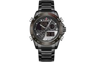 Часы мужские наручные Naviforce Dnipro NF9171 Black-Gray NF9171 B/GY/B (15217-hbr)