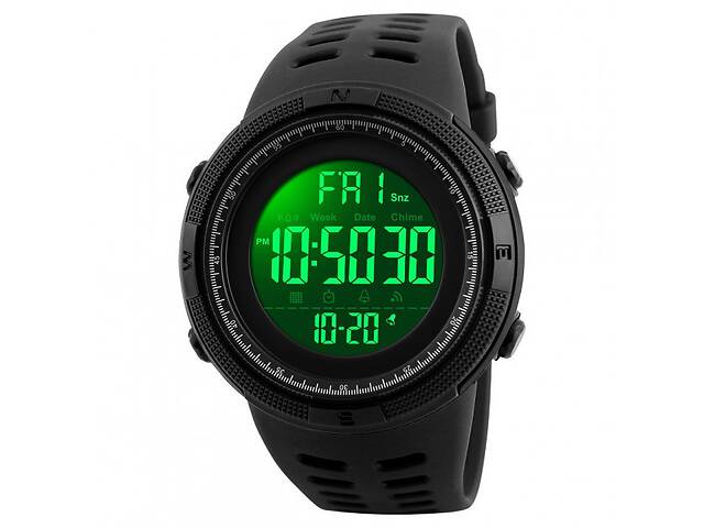 Часы мужские спортивные водостойкие SKMEI 1251 черный (IBW344BO)