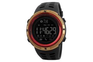 Часы наручные мужские Skmei 1250 Gold Red, 1250RD (12334-hbr)