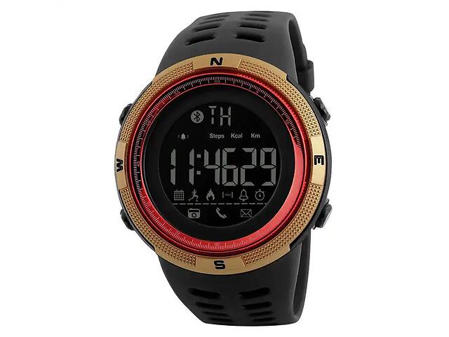 Часы наручные мужские Skmei 1250 Gold Red, 1250RD (12334-hbr)
