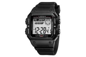 Часы наручные спортивные влагостойкие Lasika Sports W-F117 Черные (IBW877B)