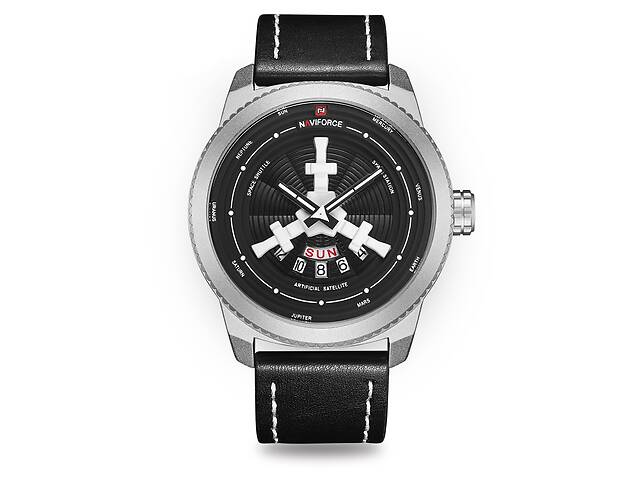 Часы NaviForce SWB-NF9156 Silver-Black (9156SWB)