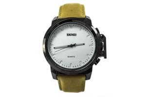 Часы Skmei 1208 Yellow Leather BOX (1208BOXYL)