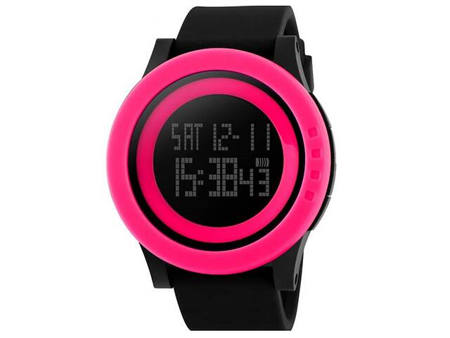Часы Skmei DG1142 BK- Hot Pink BOX (DG1142BOXBKHP)