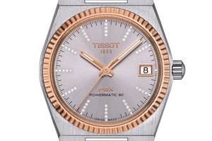 Часы Tissot PRX 35mm Powermatic 80 Steel & 18k Gold Bezel T931.207.41.336.00