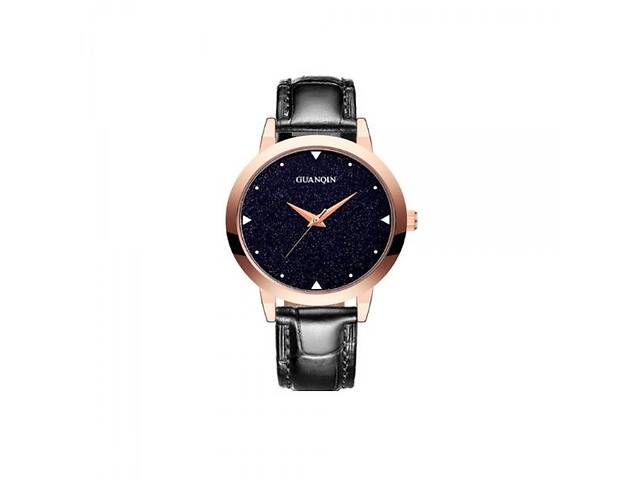 Часы женские GUANQIN GS19051 CL Gold-blue-black (GS19051GBlB)