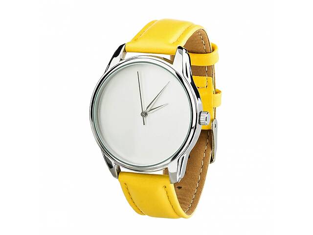 Часы ZIZ Минимализм, ремешок лимонно-желтый, серебро и дополнительный ремешок SKL22-142865