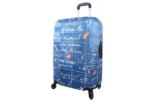 Чехол для чемодана Большой L Snowball 33030/languages Разноцветный