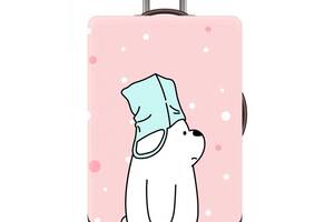 Чехол для чемодана Turister модель Cute Bears M Розовый (CuBe_090M)