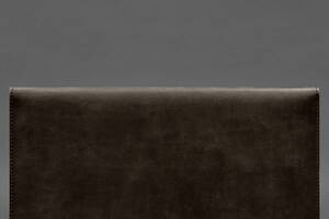 Чехол-конверт с клапаном кожа+фетр для MacBook 15 Темно-коричневый Crazy Horse BlankNote