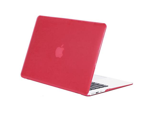 Чехол-накладка Epik Matte Shell Apple MacBook Pro touch bar 15 2016/18 A1707 / A1990 Красный / Wine red