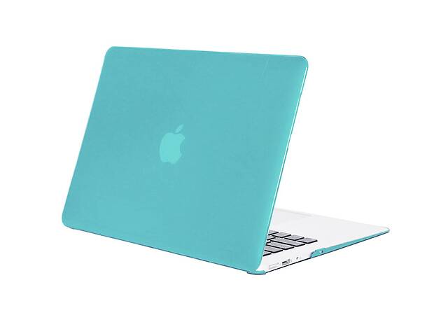 Чехол-накладка Epik Matte Shell для Apple MacBook Air 13 (2018) (A1932) Голубой / Light Blue