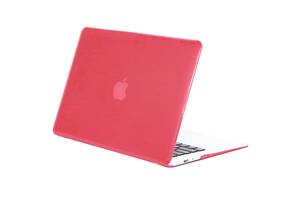 Чехол-накладка Epik Matte Shell для Apple MacBook Pro touch bar 13 (2016/18/19) (A1706/A1989/A2159) Розовый / Rose Red