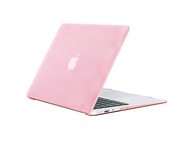 Чехол-накладка Epik Matte Shell для Apple MacBook Pro touch bar 15 (2016/18) (A1707 / A1990) Розовый / Pink