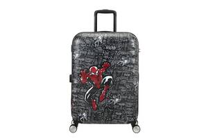 Валіза 67 См American Tourister WAVEBREAKER DISNEY SPIDERMAN SKETCH 67x47х26 31C*07005