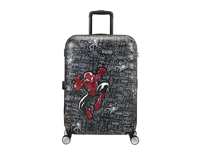 Валіза 67 См American Tourister WAVEBREAKER DISNEY SPIDERMAN SKETCH 67x47х26 31C*07005