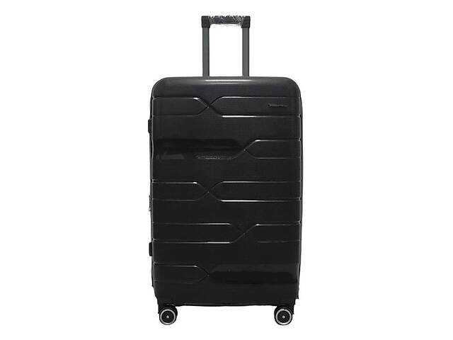 Чемодан большой L полипропилен Milano bag 0306 76×49×31см 82л Черный