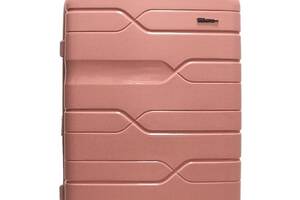 Чемодан большой L полипропилен Milano bag 0306 76×49×31см 82л Розовый