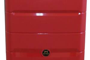 Чемодан большой My Polo пластиковый 93L Красный (70c05 large red)