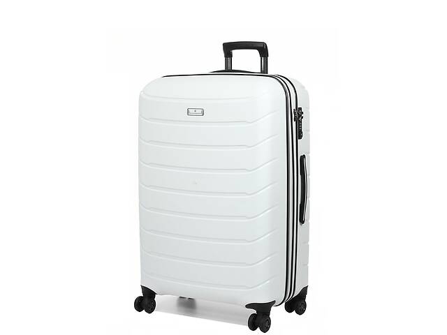 Чемодан дорожный Snowball 61303 Cologne L 92,5 л 75х49x28 см Белый