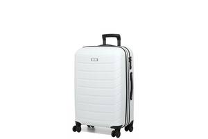 Чемодан дорожный Snowball 61303 Cologne M 59,5 л 66х42x24 см Белый