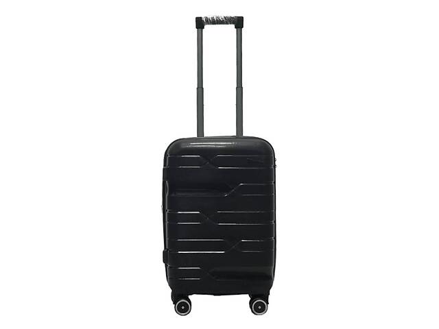Чемодан маленький S полипропилен Milano bag 0306 56×35×24см 33л Черный