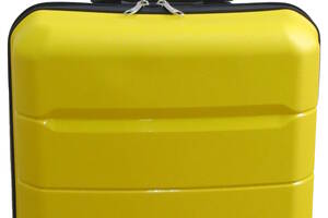 Чемодан пластиковый My Polo средний 60L Желтый (70c05 medium yellow)