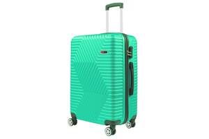 Чемодан Средний М ABS пластик на колесах GD Polo 60k001 70 L Салатовый