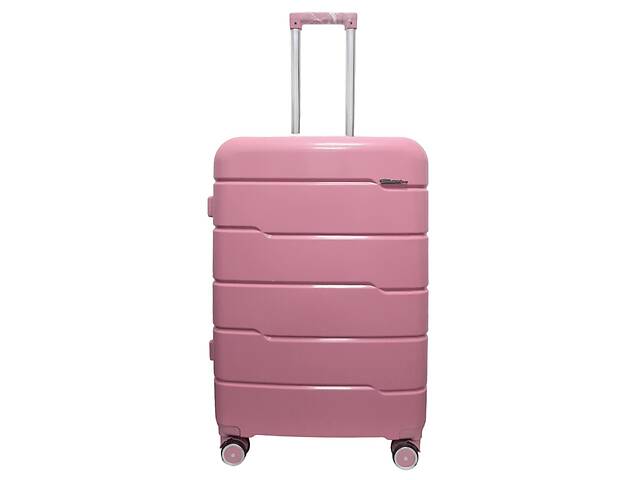 Чемодан средний M+ из полипропилена Milano bag 0305 84л Розовый