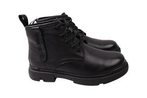 Ботинки мужские Berisstini черные натуральная кожа 66-22ZHC 39