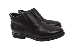 Ботинки мужские Brooman черные натуральная кожа 878-22ZH 41